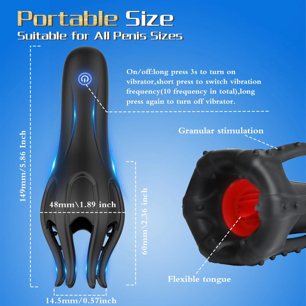 The Glide~Vibrating Male Mastubator